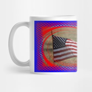 Colorful US Flag on Memorial Day Mug